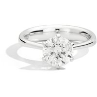 Anello Recarlo Donna in Oro bianco Diamante 0.185 Ct R01SO014/019 - R01SO014/019